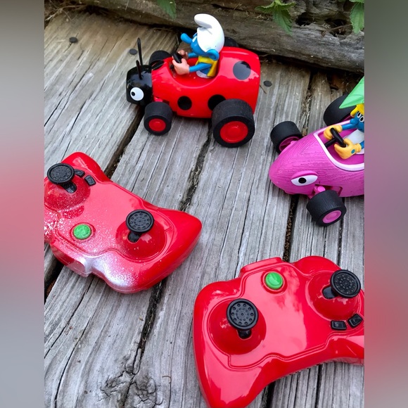 PEYO Not Working THE SMURFS RC Cars Remote Control Smurfette Mobile Vehicle Toy - Picture 3 of 11